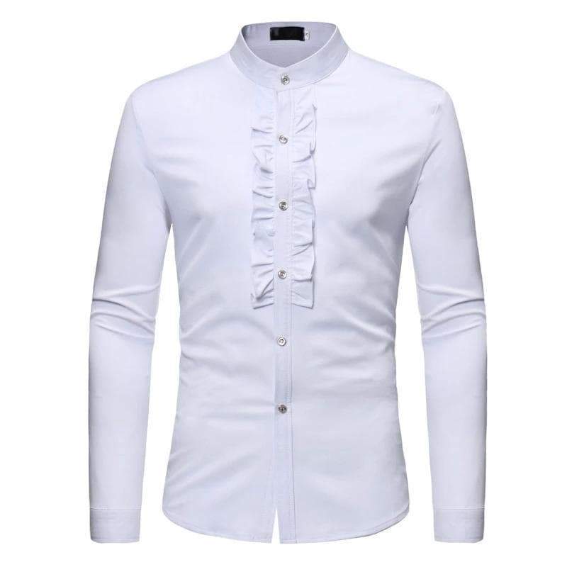 white shirt steampunk man Style