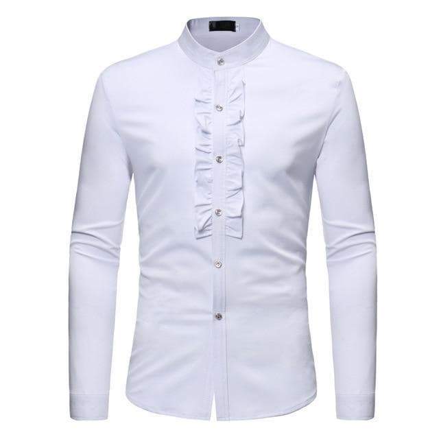 white shirt steampunk man Style