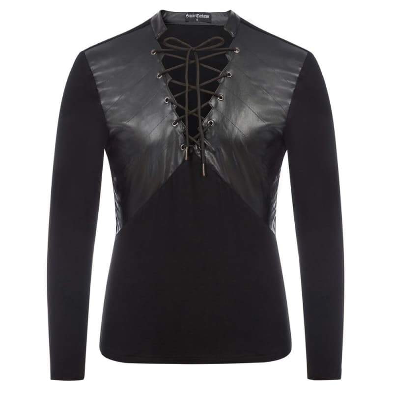 chemise col cuir homme steampunk store 2021