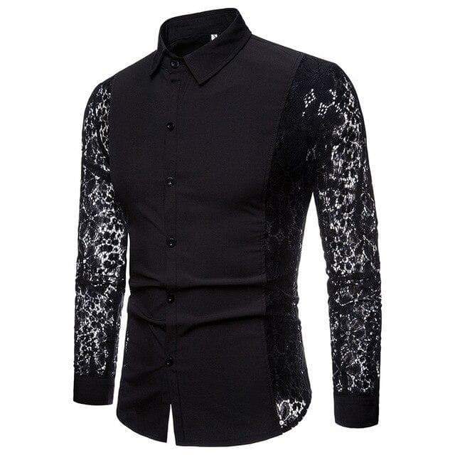chemise dentelle homme steampunk store 2021